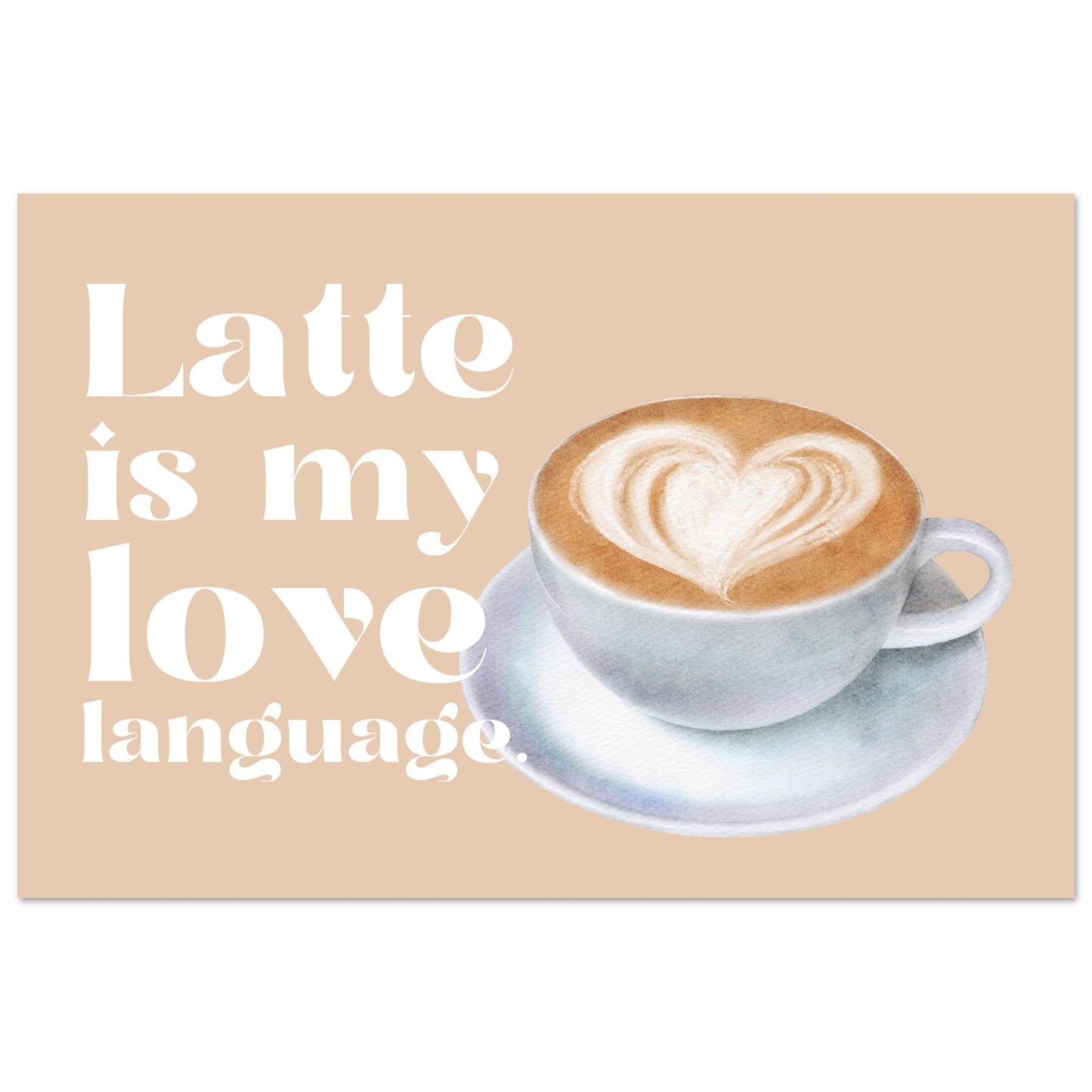 Poster - Latte Love