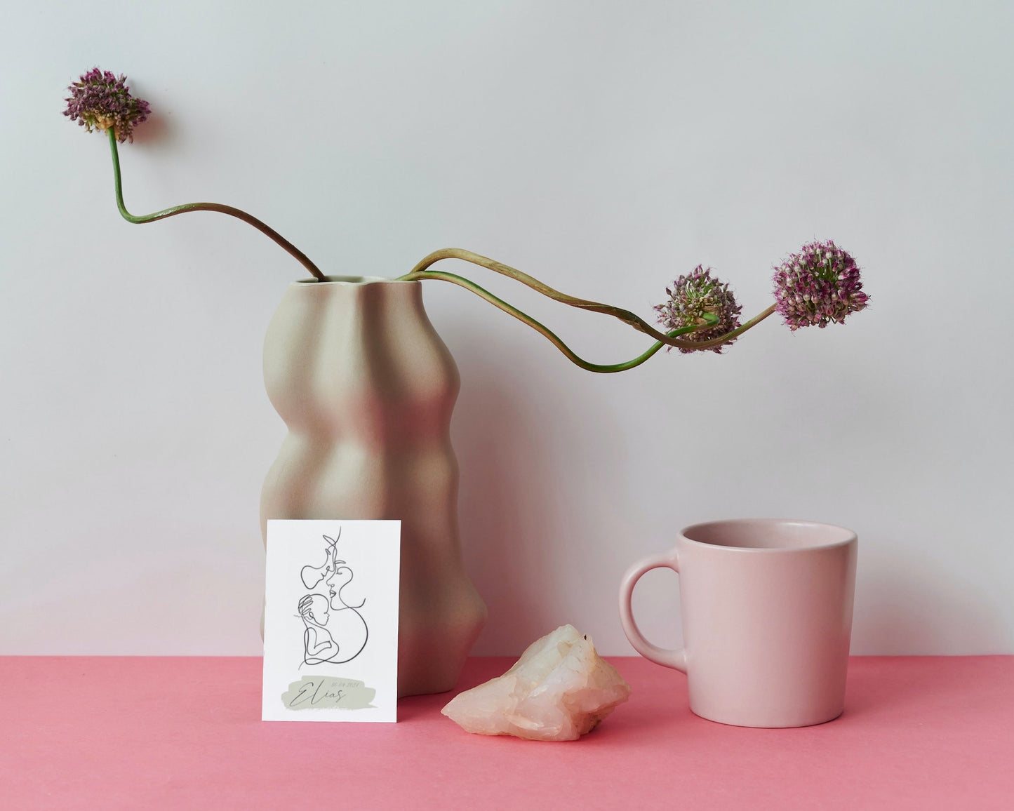 Postkarte - Baby Shower