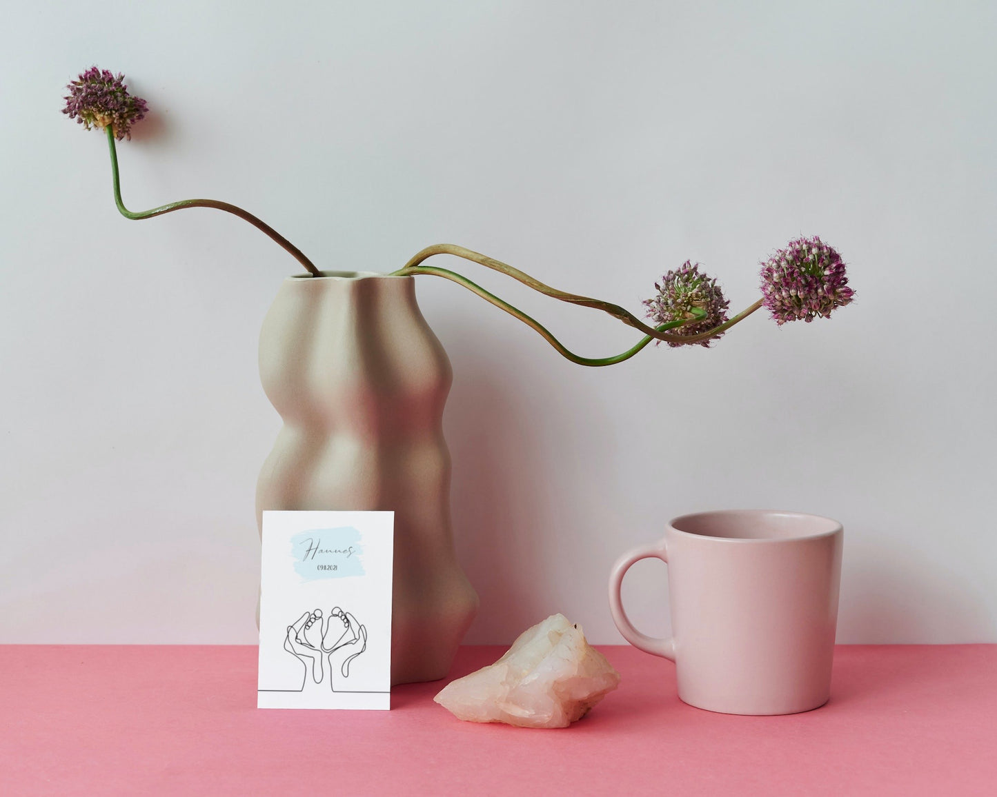 Postkarte - Baby Shower