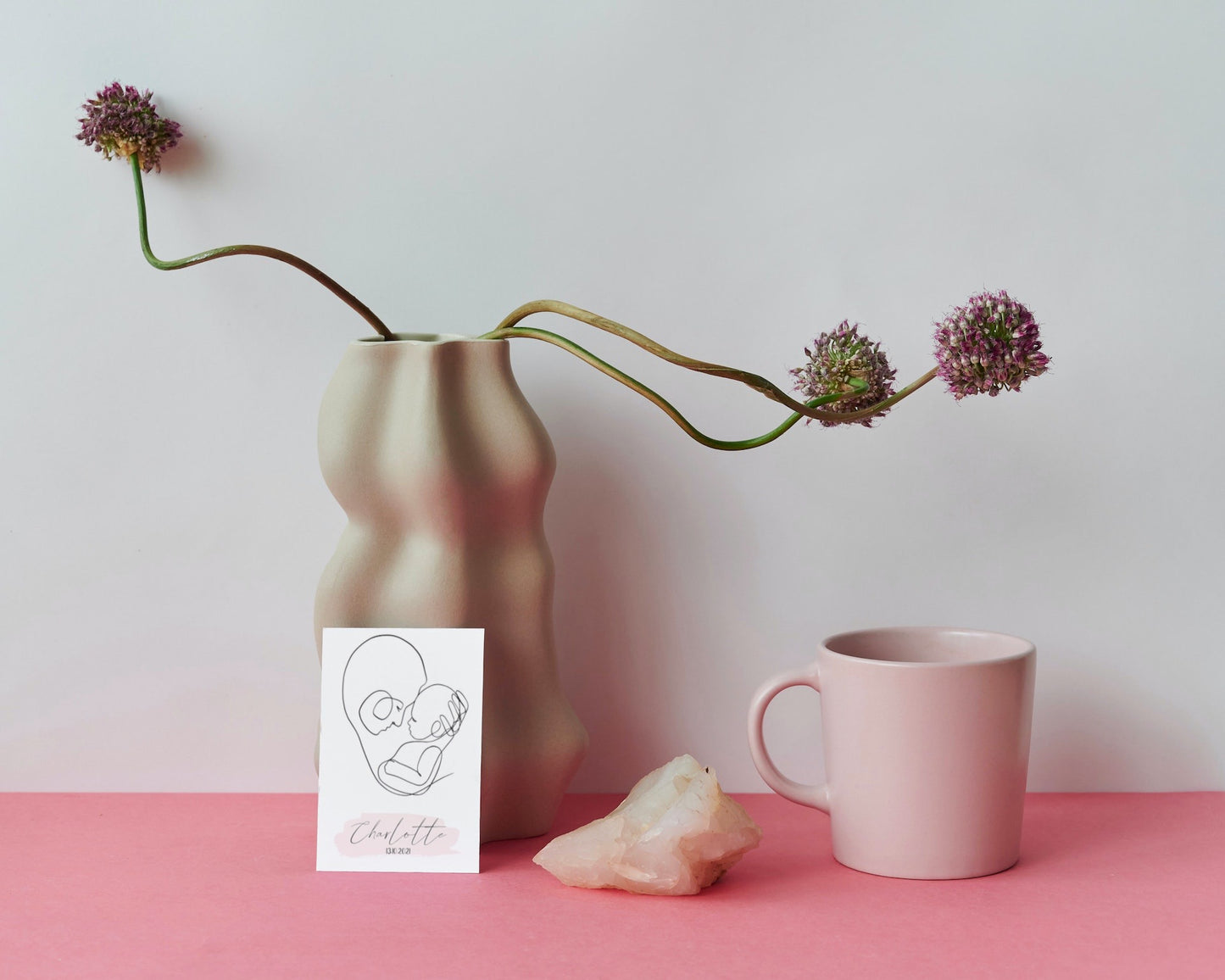 Postkarte - Baby Shower