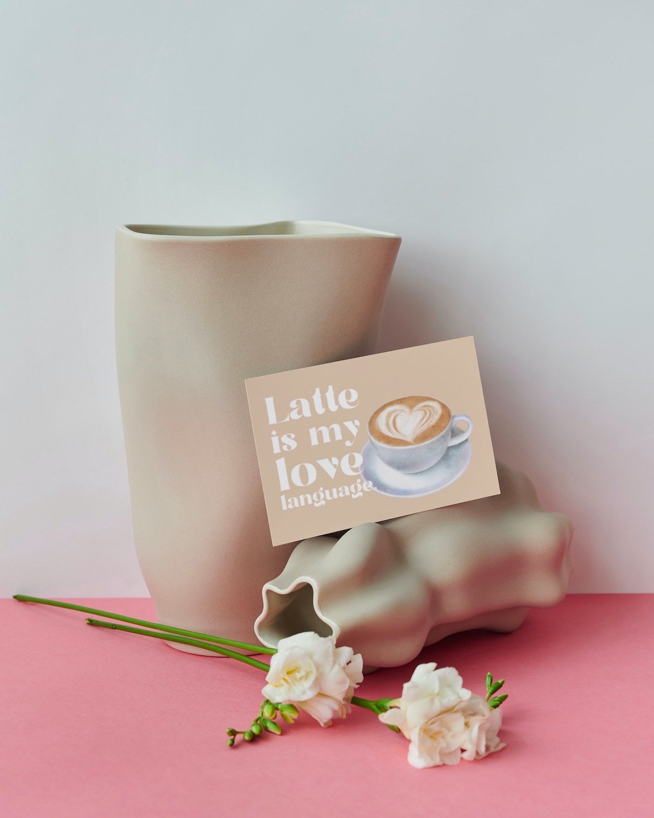 Postkarte - Latte Love