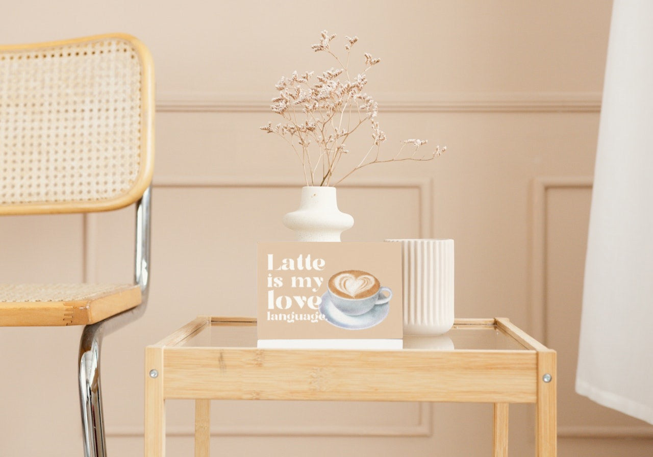 Postkarte - Latte Love