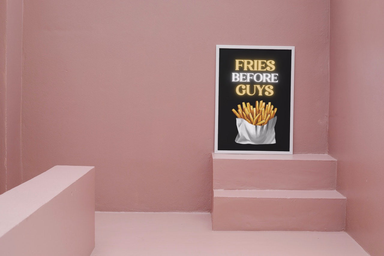 Poster - Fries before Guys
