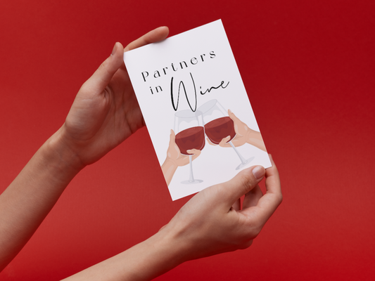 Postkarte - Partners in Wine