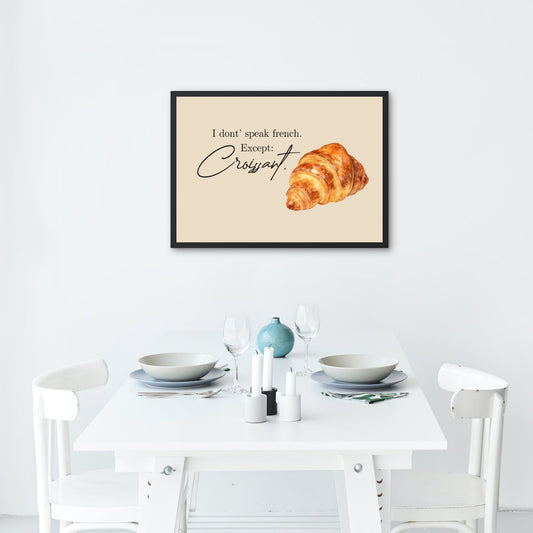 Poster - Croissant