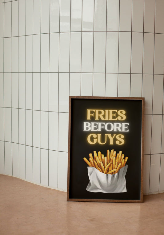 Poster - Fries before Guys