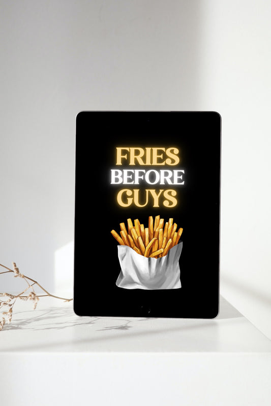 Digitales Poster - Fries before Guys