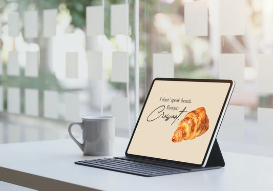 Digitales Poster - Croissant